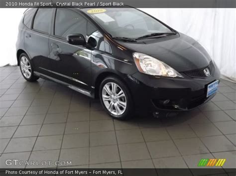 2010 honda fit 5dr hb auto sport w/vsa & navi angular front exterior view. Crystal Black Pearl - 2010 Honda Fit Sport - Sport Black ...