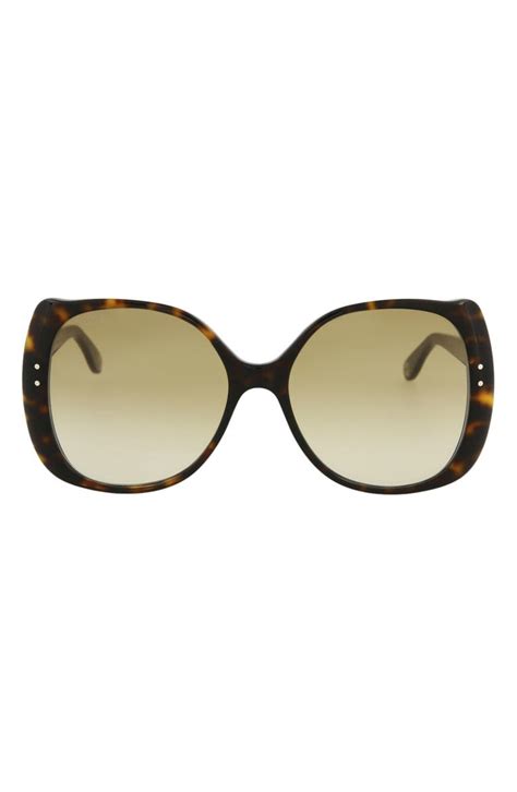 gucci 56mm round oval sunglasses nordstromrack