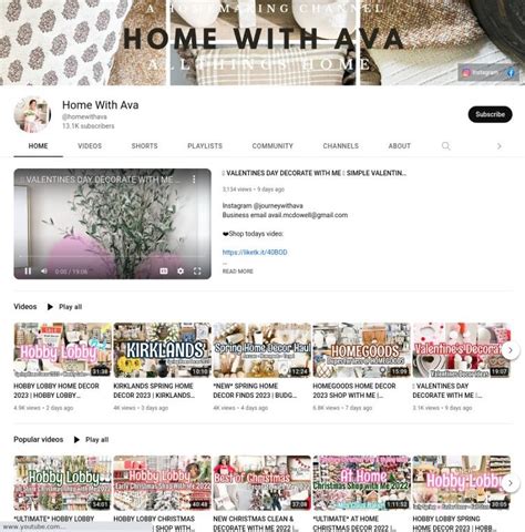 35 Best Home Decor Youtube Channels To Follow Ideas Interested Videos
