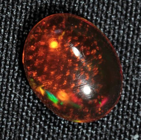 Vibrant Colorful 083 Ct Precious Fire Opal Cabochon From Etsy Uk