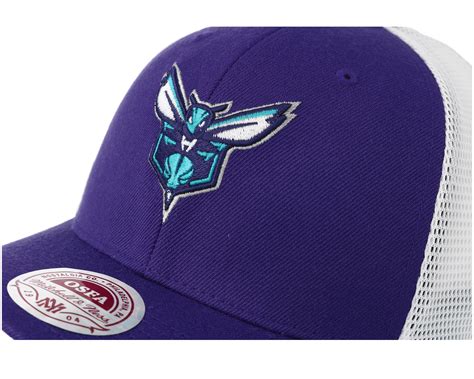 Stay up to date with the hornet news. Charlotte Hornets Trucker Mesh Purple Flexfit - Mitchell ...