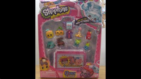 Shopkins Season 4 12 Pack Opening With Brand New Petkins Birdew