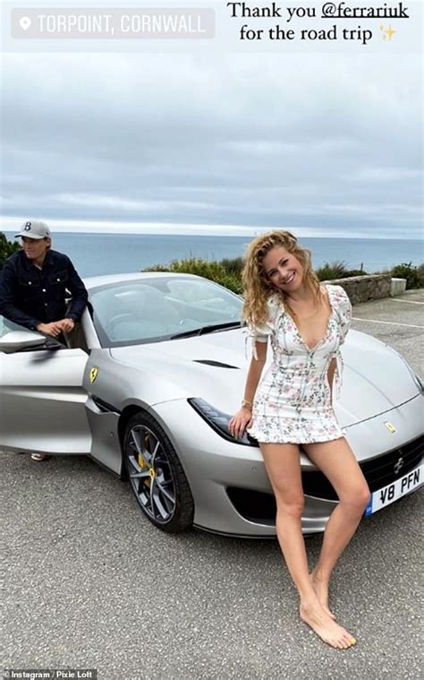 Pixie Lott Enjoys A Road Trip To Cornwall With Her Fiancé Oliver