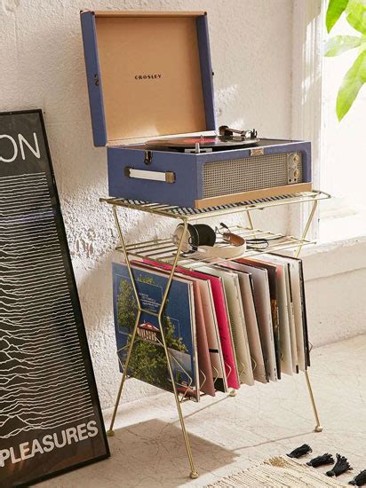 Vintage Style Vinyl Storage Racks At Urban Outfitters