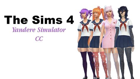 Sims Yandere Simulator Custom Content Retnh