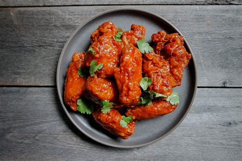 Spicy Korean Fried Chicken Wings Jess Pryles