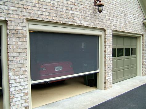 Dallas Motorized Retractable Garage Door Screens Kj Custom Screens