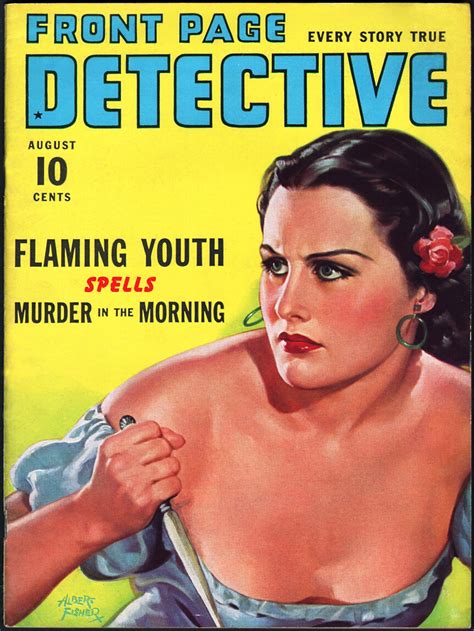 Front Page Detective Pulp Covers
