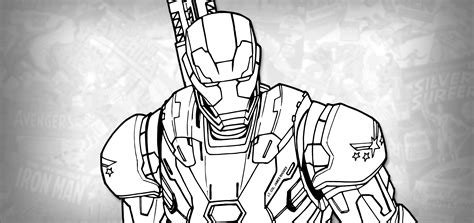 How To Draw War Machine Avengers Endgame Drawing Tutorial Draw It