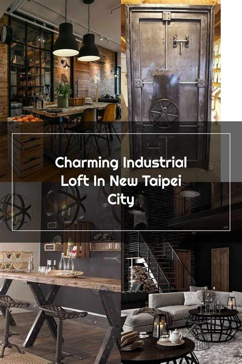 An Industrial Loft In New Tapei City Is Featured For The Cover Of This