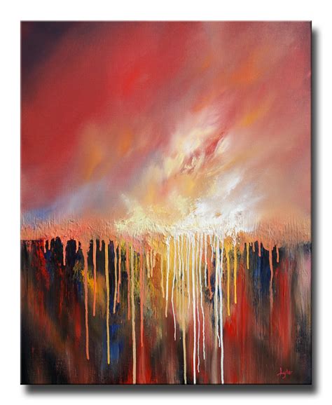 If The Skies Fall 30 X 24 Original Oil On Canvas By Christopher