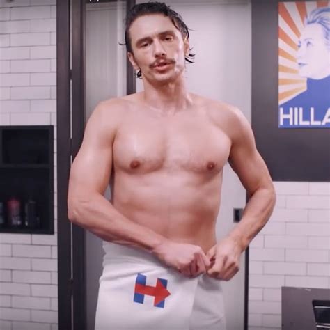 James Franco Endorses Clinton Again With Shirtless Video