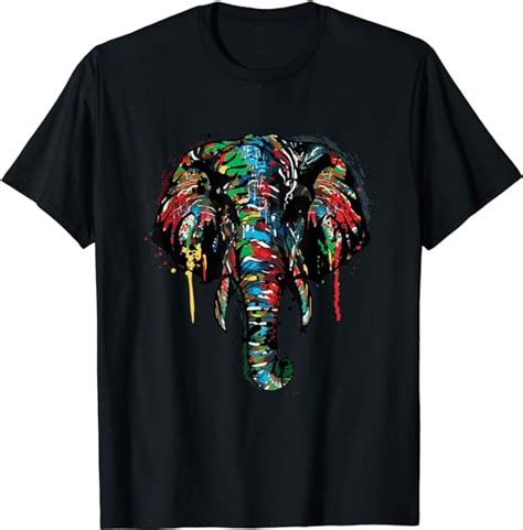 Elephant T Paint Art Design For People Who Love