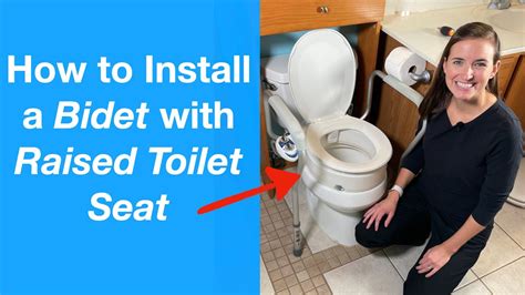 How To Install A Bidet With Raised Toilet Seat Luxe Bidet Neo 120