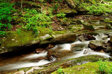Rushing Water Creek Creeks And Streams Free Nature Pictures By