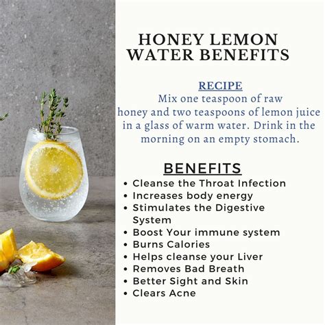 Honey Lemon Water Benefits Lemon Water Benefits Honey Lemon Water