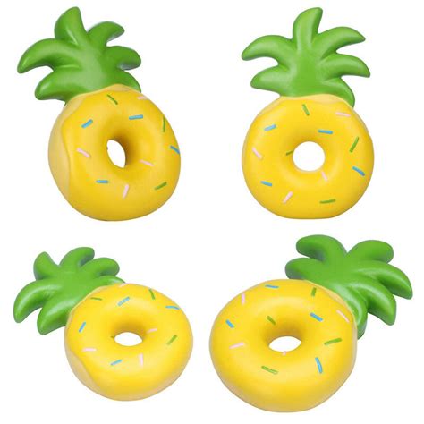 vlampo squishy jumbo pineapple donut licensed slow rising original packaging fruit collection