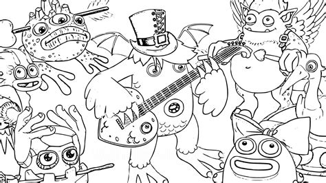Printable My Singing Monsters Coloring Page Download Print Or Color