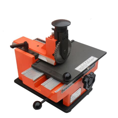Semi Automatic Sheet Embosser Metal Stamping Printer Marking Machine