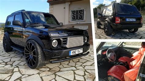 Crazy Lada Niva With 300 Hp And 22 Inch Wheels Listed For 37k Carscoops
