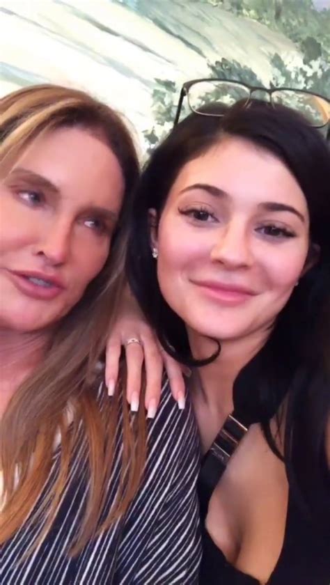 Kylie Jenner Goes Make Up Free For Rare Day Out With Dad Caitlyn
