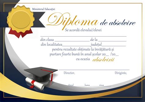Diploma De Absolvire A28 Diplome Scolare Hiperborea