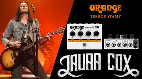 Laura Cox Guitarrista Y Artista Orange Amps Prueba El Terror Stamp Un