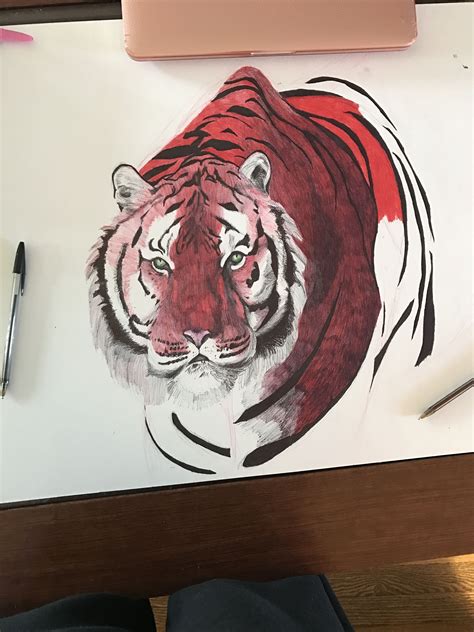 Ballpoint Pen Tiger Ballpoint Pen Art Pen Art Ballpoint Pen