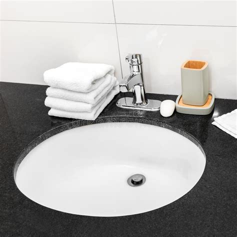 Bathroom Sink At Restroom Interior Stock Photo Image Of Luxury