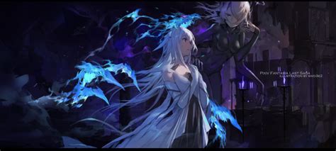 Women Fantasy Girl White Hair Long Hair Red Eyes Swd3e2 Pixiv