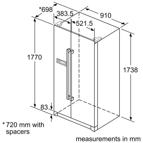 How to measure fridge dimensions. Pin on kitchen
