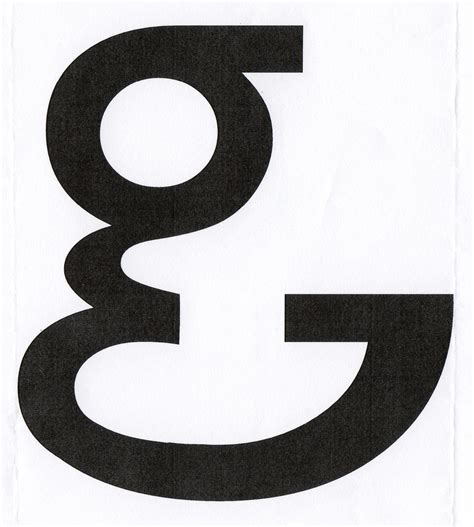 Fancy Letter G Lowercase Alphabet Design