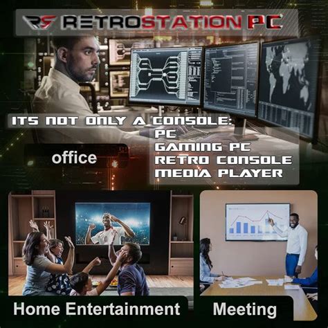 RetroStation PC - Retro Console and PC 2 in 1 - Retro Gaming Console