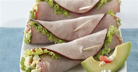 Cobb Salad Ham Roll Ups Recipe Yummly