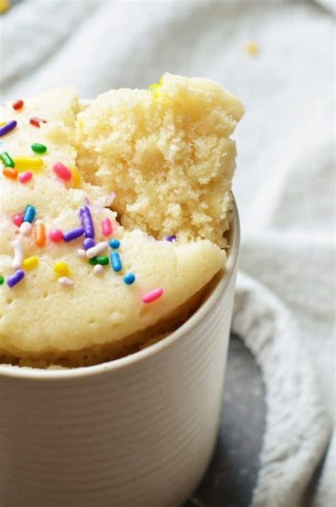 French vanilla cake mix rainbow cookiesfaith, hope, love, and luck. Vanilla Mug Cake No Egg | Eggless Vanilla Mug Cake ...