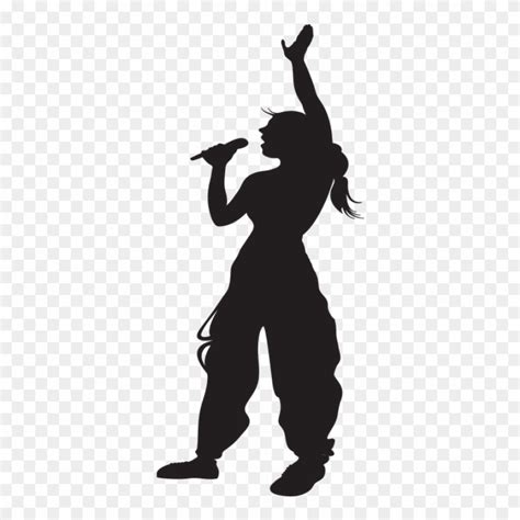 Free Silhouette Singing Cliparts Download Free Silhouette Singing