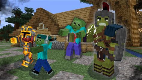 Minecraft Playing As Incredible Hulk Mod Superheroes Fight Back