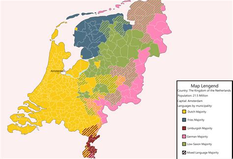 A More Language Diverse And Bigger Netherlands Rimaginarymaps