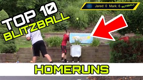 Top 10 Blitzball Wiffleball Homeruns Of All Time Youtube