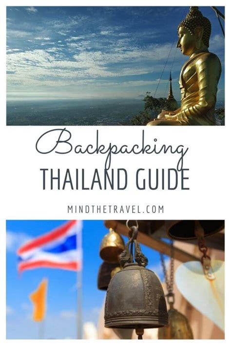A Bell With The Words Backpacking Thailand Guide On It And An Image Of