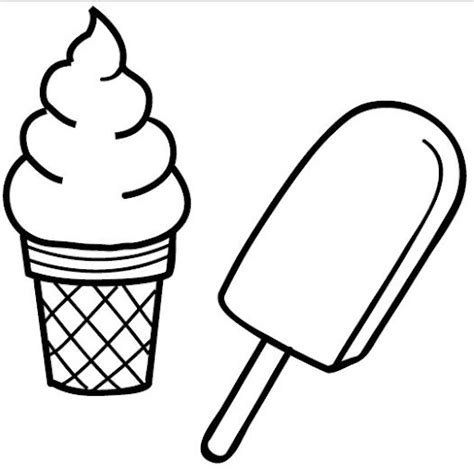 Dibujos De Helados Y Paletas Para Colorear Imagui