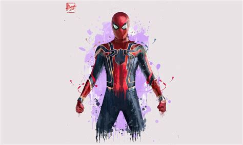 800x480 Spiderman In Avengers Infinity War 2018 Artwork 800x480