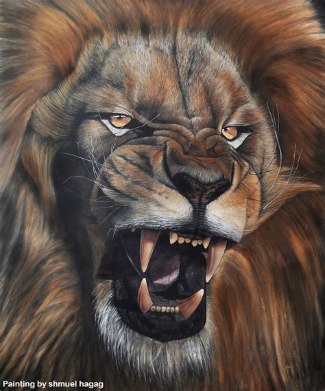 Indian Lion Roar Art