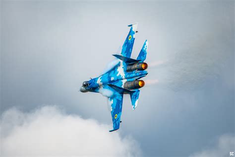 Sukhoi Su 27p Flanker B Of The Ukrainian Air Force 831st Tactical