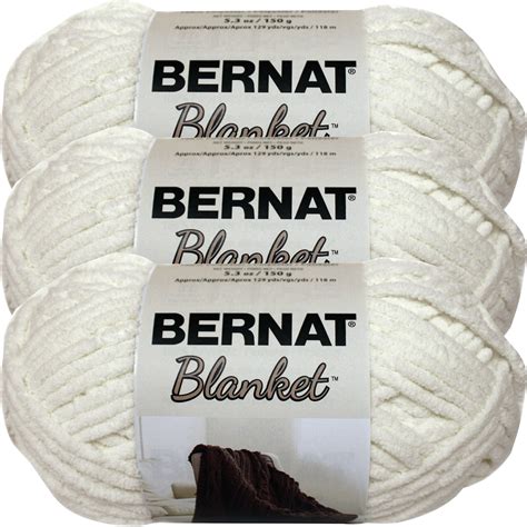 Bernat Blanket Yarn Vintage White Multipack Of 3