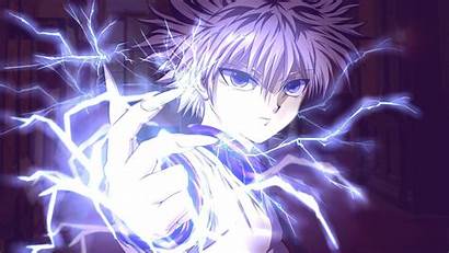 Killua Hunter Anime Lightning Zoldyck Background Wallpapers