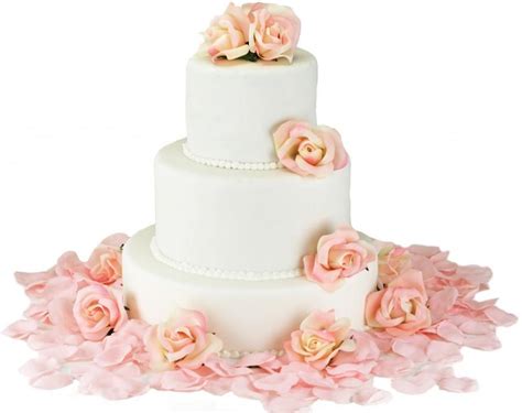 Pink Silk Rose Cake Flowers Wedding Reception Decoration 2418955