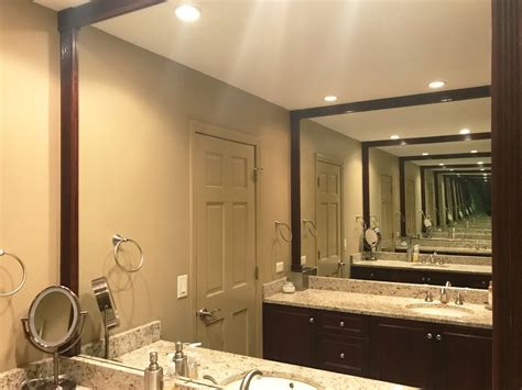 Mirrored frames are once again 'in' and they work equally well in classic and modern bathrooms. Custom Bathroom Mirrors | Creative Mirror & Shower