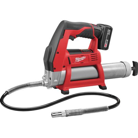 Milwaukee M12 Cordless Grease Gun Kit — 12v 8000 Psi Model 2446 21xc