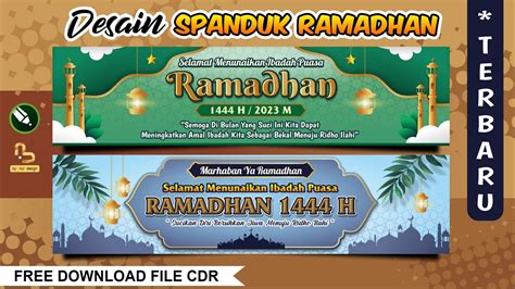 Desain Spanduk Puasa Ramadhan 1444 H 2023 M Free File Cdr Part 1